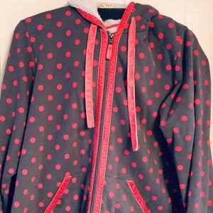 Boden heavyweight polka dot hoodie